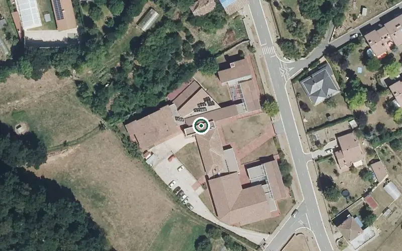 Vista aérea de la ubicación de Residencia Gorbea
