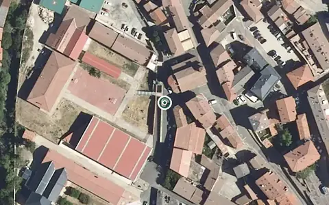 Vista aérea de la ubicación de Residencia de Personas Mayores Santa Bárbara