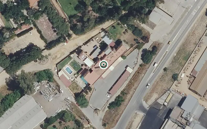 Vista aérea de la ubicación de Centro Residencial el Recreo