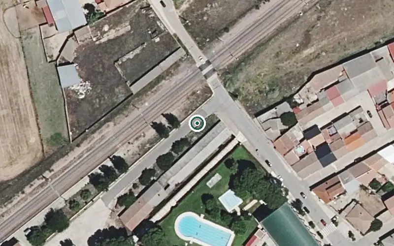 Vista aérea de la ubicación de Residencia Condes del Carpio