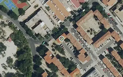 Vista aérea de la ubicación de Centro de Día Municipal Entrevías