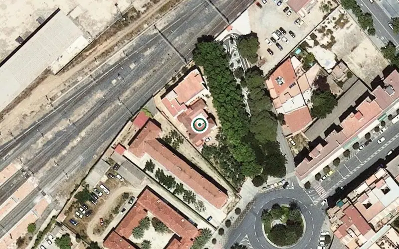 Vista aérea de la ubicación de Natura Residencial