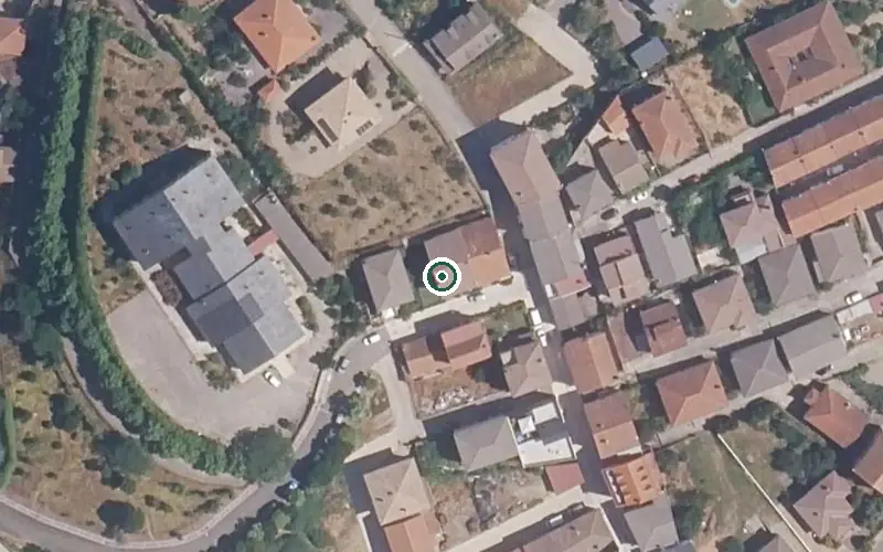 Vista aérea de la ubicación de Residencia y Centro de Día de Pinofranqueado