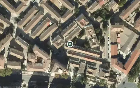 Vista aérea de la ubicación de Centro Residencial para Personas Mayores Pilar Pérez