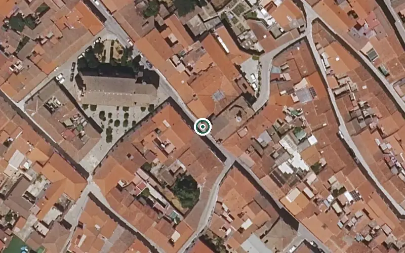 Vista aérea de la ubicación de Residencia de Mayores de Llerena