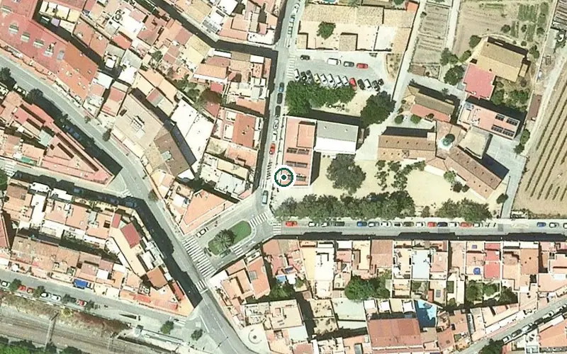 Vista aérea de la ubicación de Hospital de Sant Joan Baptista