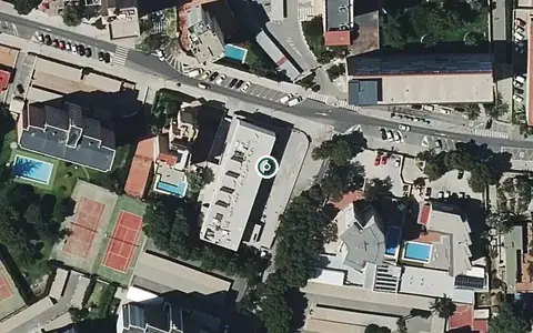 Vista aérea de la ubicación de Residencia para Personas Mayores Cabo Huertas