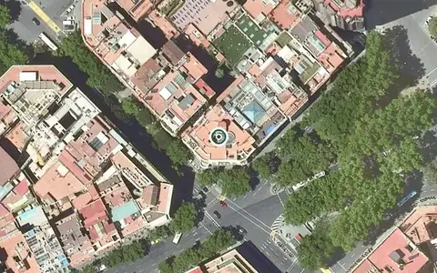 Vista aérea de la ubicación de Residencia geriátrica Urquinaona II