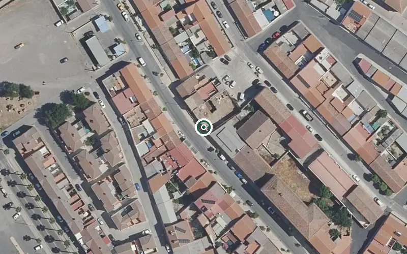 Vista aérea de la ubicación de Residencia para Personas Mayores de Peñarroya-pueblonuevo