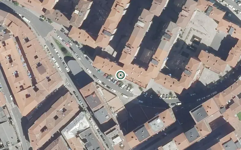 Vista aérea de la ubicación de Residencia Bolueta Egoitza