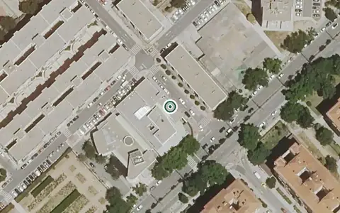 Vista aérea de la ubicación de Centro de Día la Rosaleda
