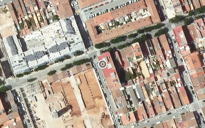Vista aérea de la ubicación de Centre de dia la Dolça Companyia