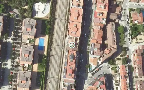 Vista aérea de la ubicación de Centre de dia per a Gent Gran Font Verda