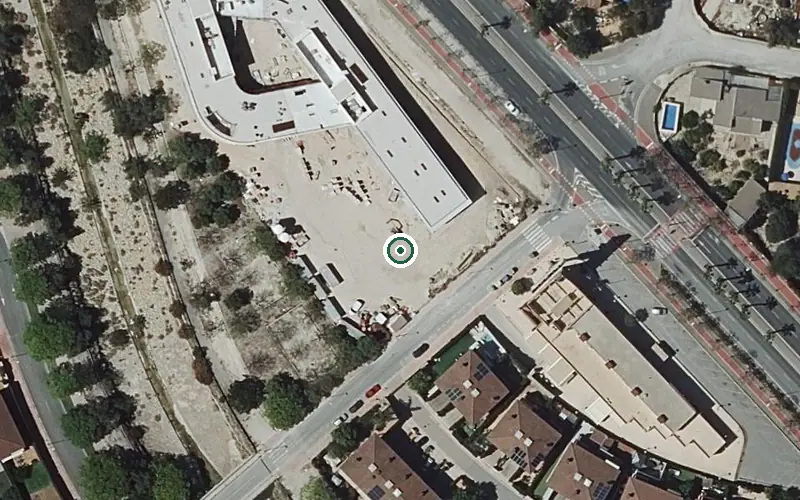 Vista aérea de la ubicación de R.p.m. Novaedat Mutxamel