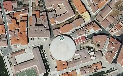 Vista aérea de la ubicación de Residencia Gerialba