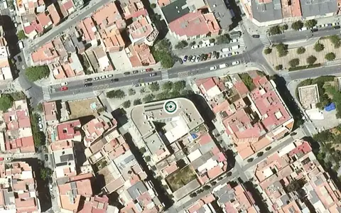 Vista aérea de la ubicación de Centre de dia per a Gent Gran Francisco Padilla