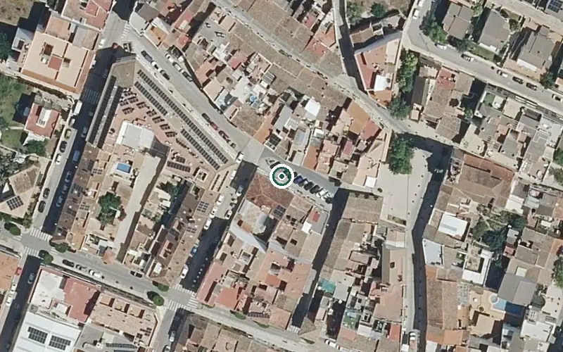 Vista aérea de la ubicación de Residencia para Personas Mayores Dependientes Mediterranea