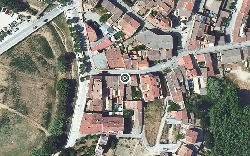 Vista aérea de la ubicación de Residència d'avis Sant Llop