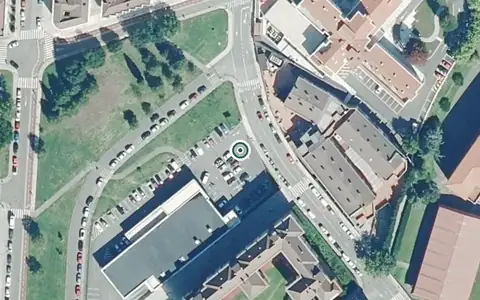 Vista aérea de la ubicación de Centro Gerontológico Jovellanos