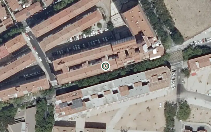 Vista aérea de la ubicación de Centro de Día Estrella