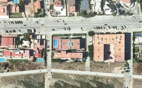 Vista aérea de la ubicación de Residencia El Sol