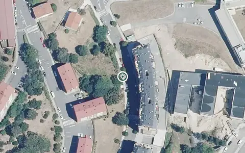 Vista aérea de la ubicación de Residencia Domusvi Ourense Centro