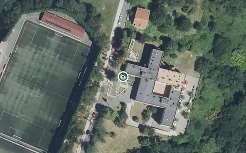 Vista aérea de la ubicación de Caser Residencial Artxanda Egoitza