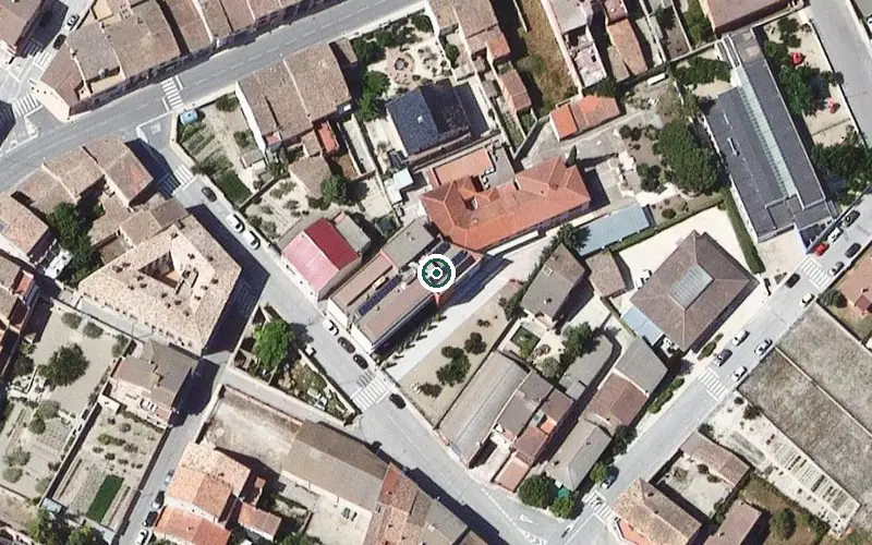 Vista aérea de la ubicación de Centre de dia Nra. Sra. del Carme