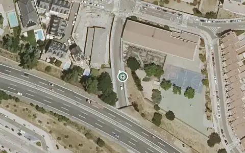 Vista aérea de la ubicación de Centro de Día los Olmos