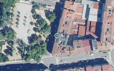 Vista aérea de la ubicación de Vivenda Comunitaria Xeitos