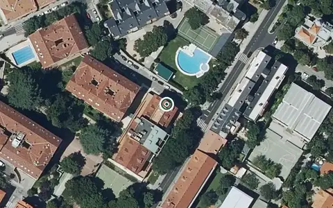 Vista aérea de la ubicación de Residencia Alba San Lorenzo