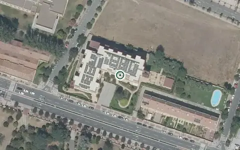 Vista aérea de la ubicación de Residencia Santa Justa