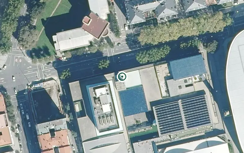 Vista aérea de la ubicación de Centro de Día para Persoas Maiores Longevid