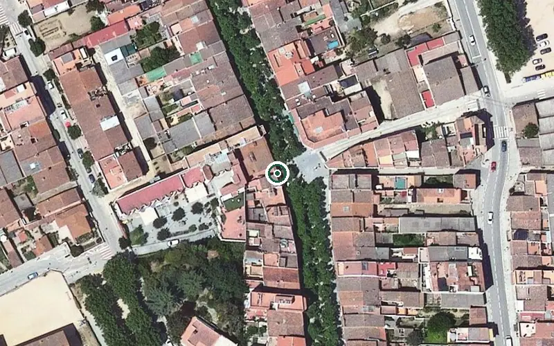 Vista aérea de la ubicación de Centre de dia de la Residència Sant Martí