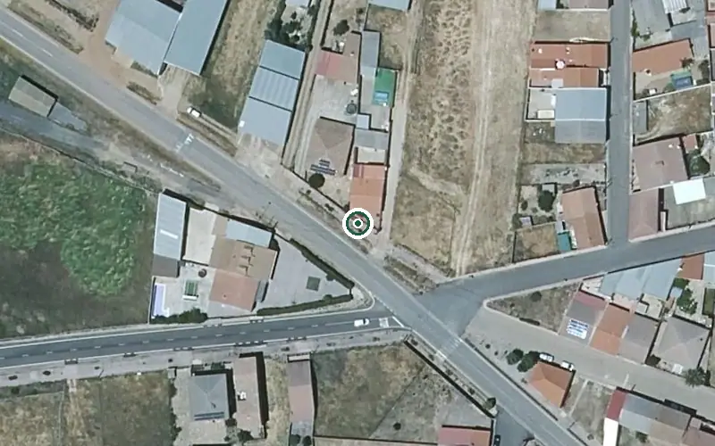 Vista aérea de la ubicación de Residencia de Mayores Cabañeros