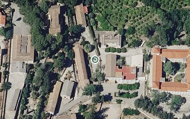 Vista aérea de la ubicación de Centro de Día Centro Geriátrico Borja
