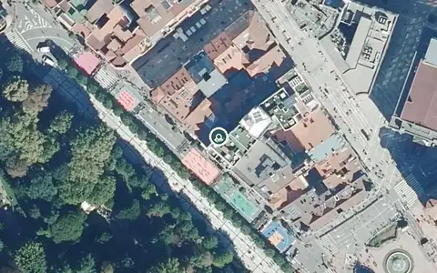 Vista aérea de la ubicación de Residencia Vetusta Uría