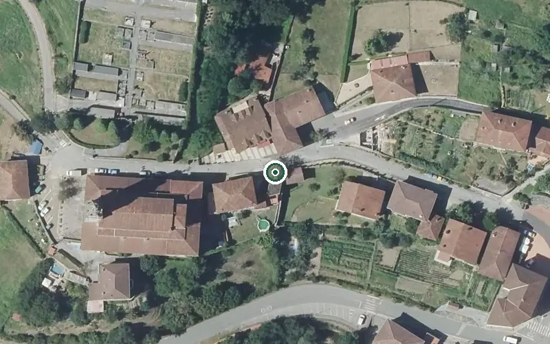 Vista aérea de la ubicación de Residencia Piedadeondo Egoitza