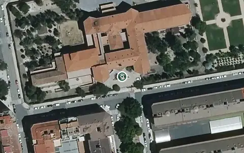 Vista aérea de la ubicación de Residencia de Mayores Asilo San Anton