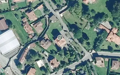 Vista aérea de la ubicación de Residencia Somió