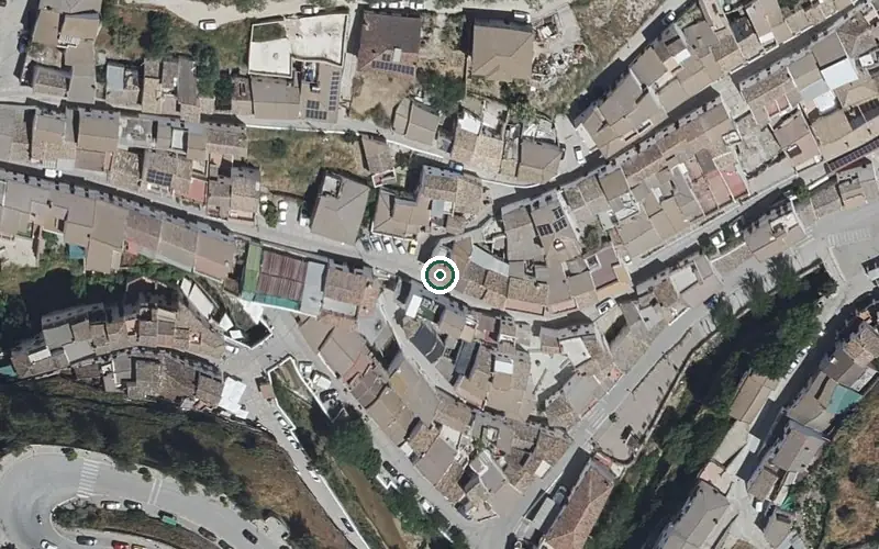 Vista aérea de la ubicación de Residencia para Mayores San Isidro Labrador
