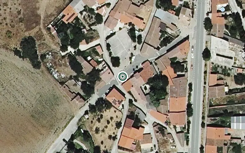 Vista aérea de la ubicación de Residencial Beleña
