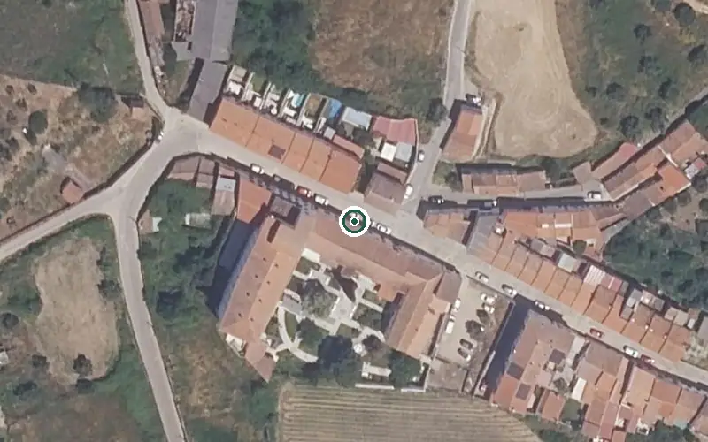 Vista aérea de la ubicación de Residencia San Nicolás de Bari