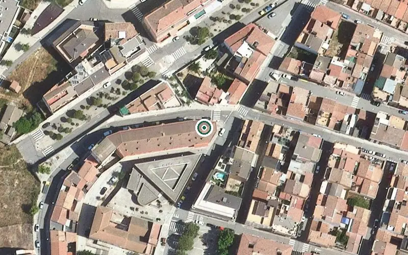Vista aérea de la ubicación de Centre de dia Els Magraners