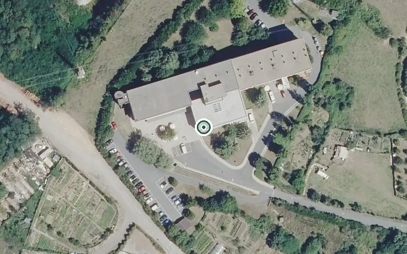 Vista aérea de la ubicación de Residencia Nuestra Señora de Begoña Egoitza
