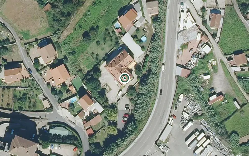 Vista aérea de la ubicación de Residencia 3ª Edad Moledo