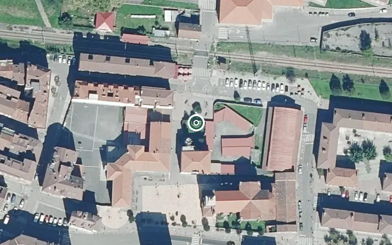 Vista aérea de la ubicación de Mentalia Langreo