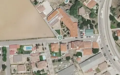 Vista aérea de la ubicación de Unidad de Estancias Diurnas Centro Coral