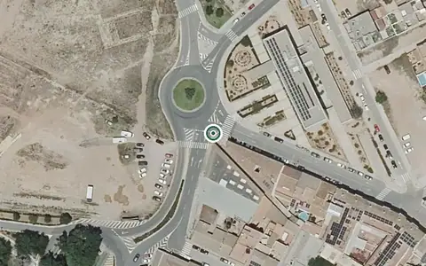 Vista aérea de la ubicación de Colisée Betera