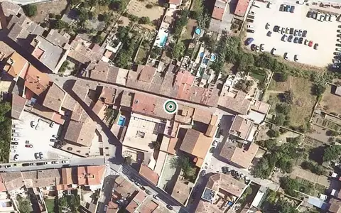 Vista aérea de la ubicación de Residència Josep Baulida